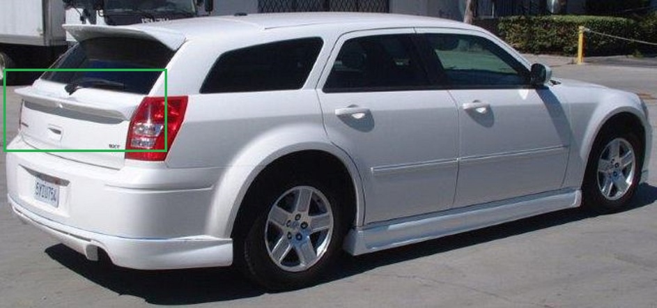 Wings West VIP Rear Mid Wing 05-08 Dodge Magnum - Click Image to Close